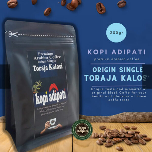 Premium Arabika Coffee Toraja Kalosi 200gr